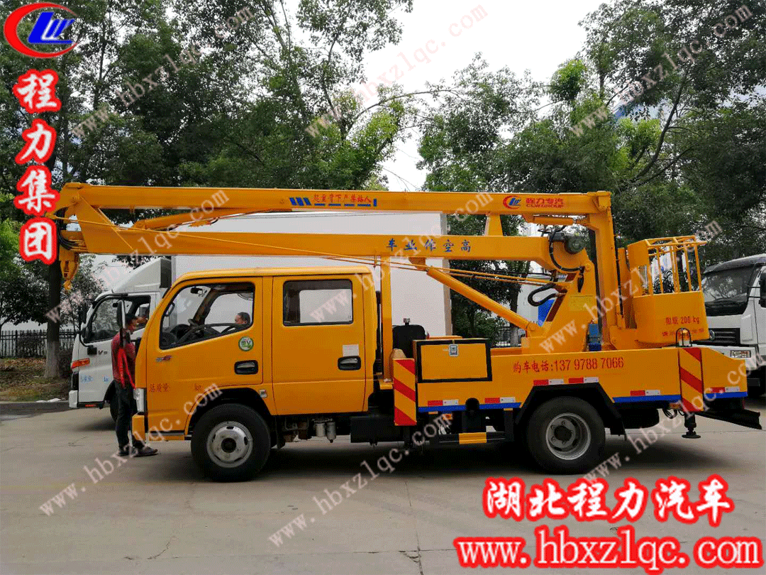 高溫下高空作業(yè)，湖北程力東風(fēng)小多利卡高空作業(yè)車(chē)是首選