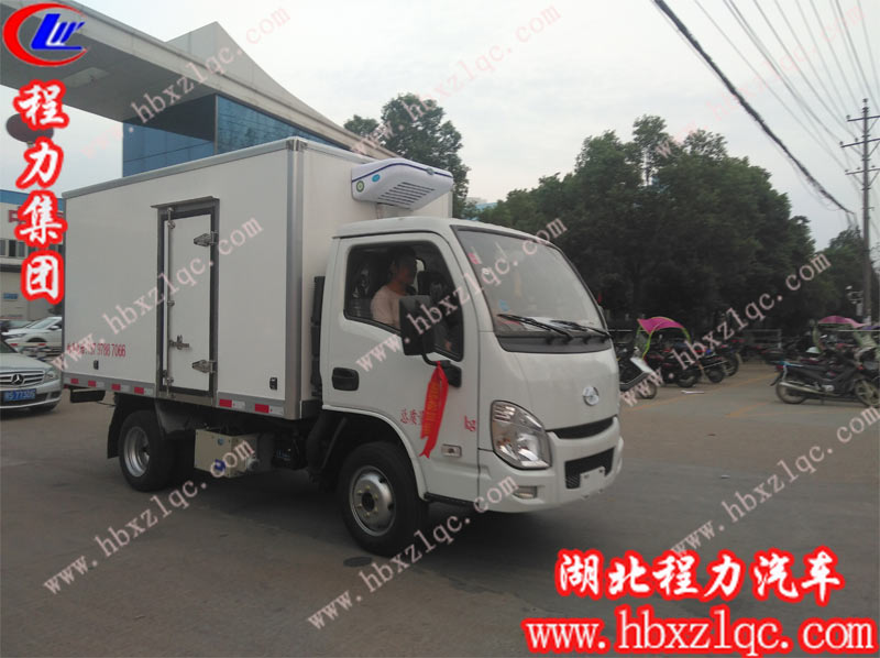 2019/09/04 湖南劉總在湖北程力集團訂購一臺國六躍進冷藏車，單號12654