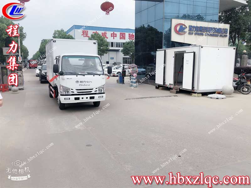程力集團(tuán)五十鈴冷藏車，被主人滄州鑫福隆食品有限公司郭總，接回家了