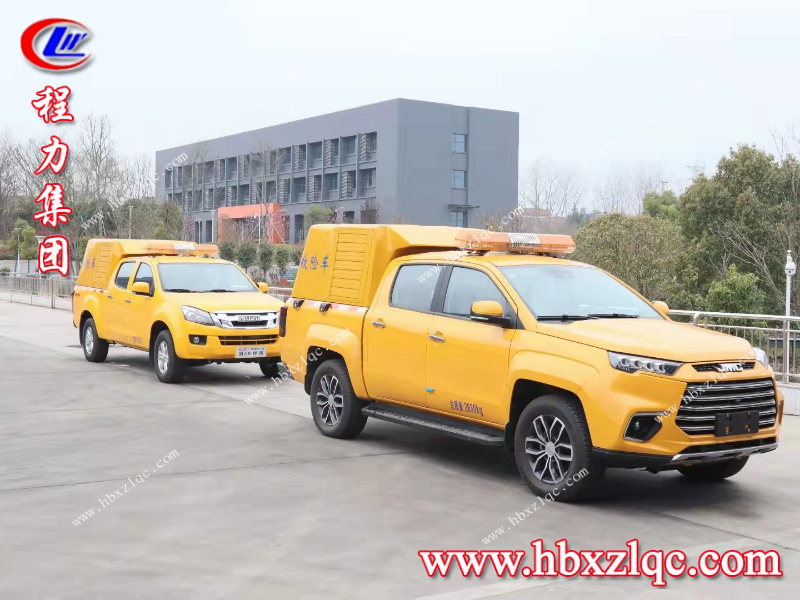 自然災害面前，救險車永遠沖在最前面