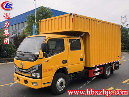 程力牌東風(fēng)多利卡市政檢修車，配置液壓排水系統(tǒng)，一車多用