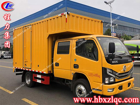 程力牌東風(fēng)多利卡市政檢修車，配置液壓排水系統(tǒng)，一車多用