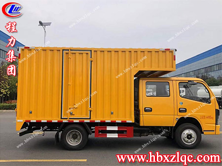 程力牌東風(fēng)多利卡市政檢修車，配置液壓排水系統(tǒng)，一車多用
